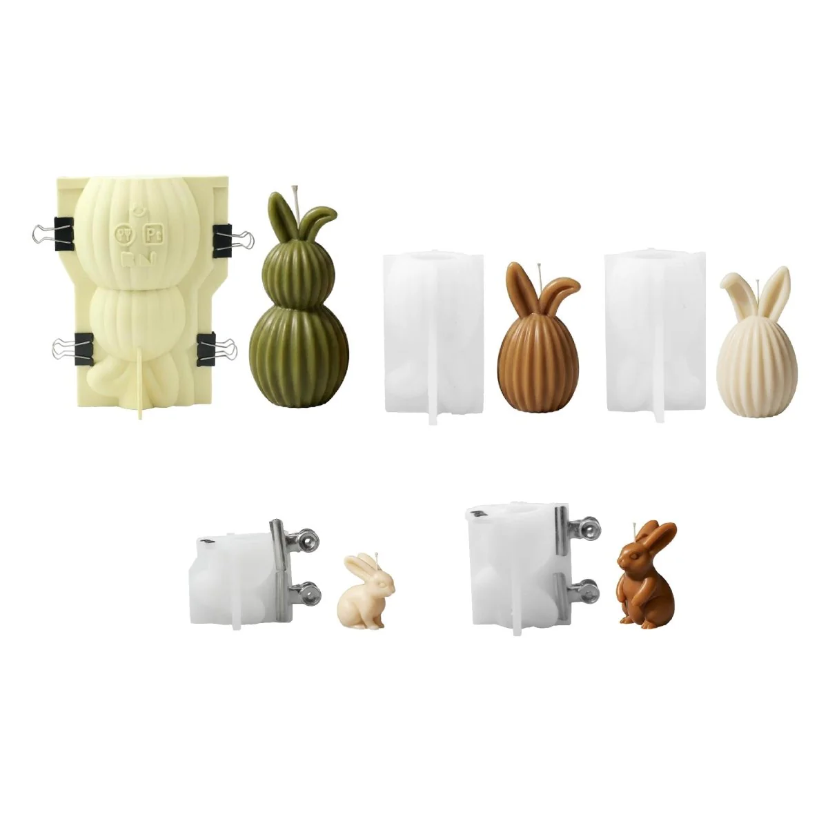 The Little Bunny Show Candle Silicone Mold Collection - Image 15