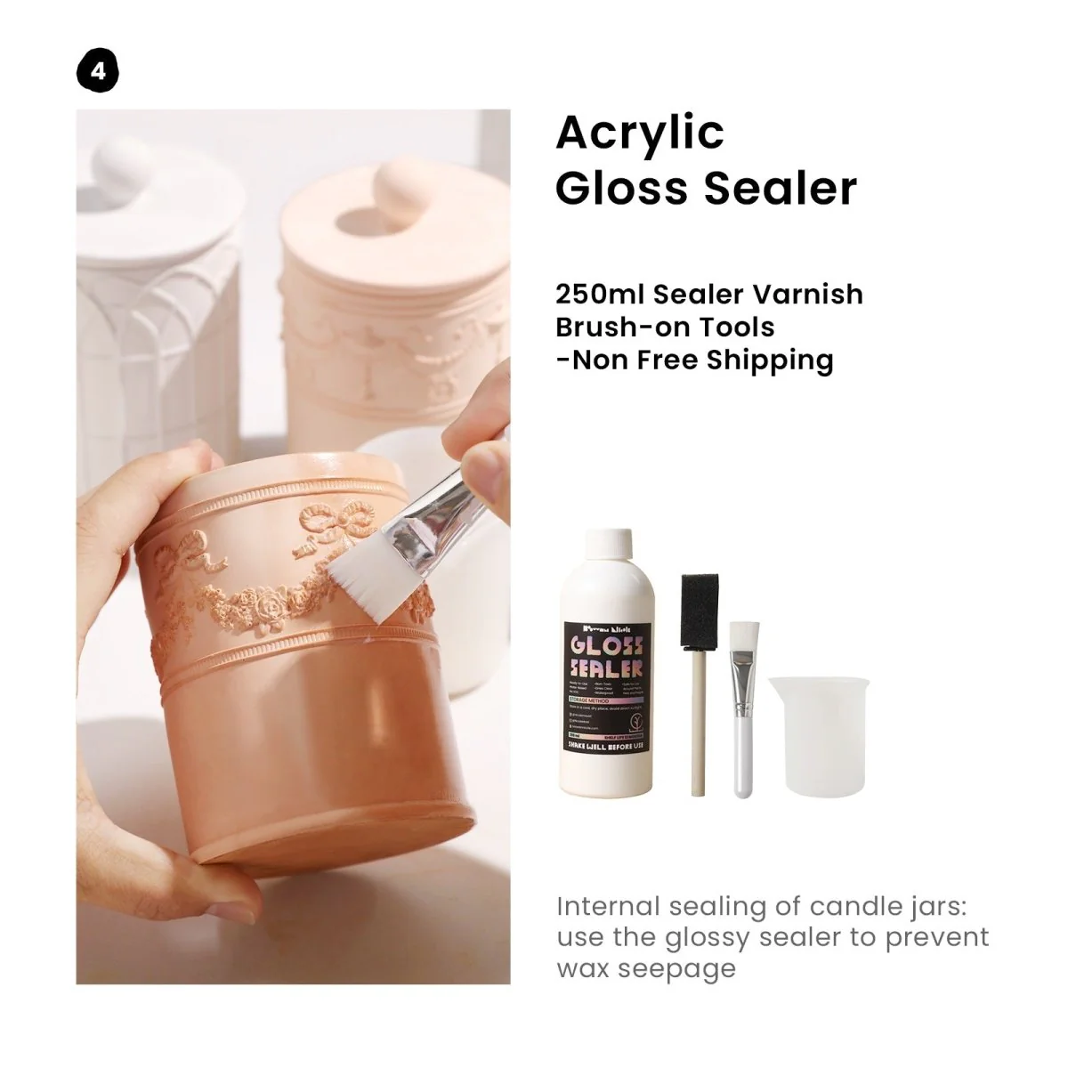 Traces of the Palace Candle Jar Silicone Mold & 9 oz Candle Refill Silicone Mold Collection - Image 19