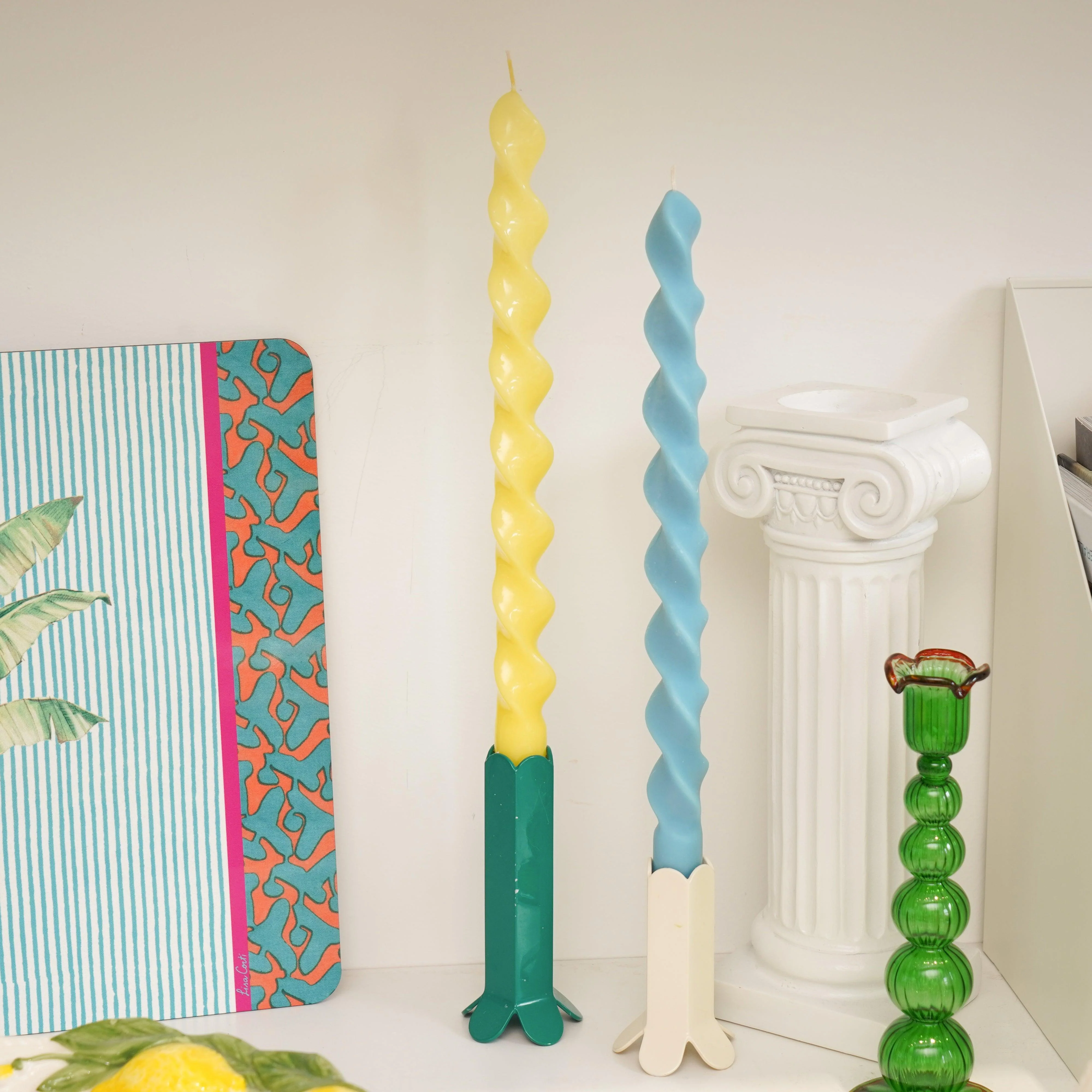 Elegant Twisted Long Taper Candle Silicone Mould - Image 5