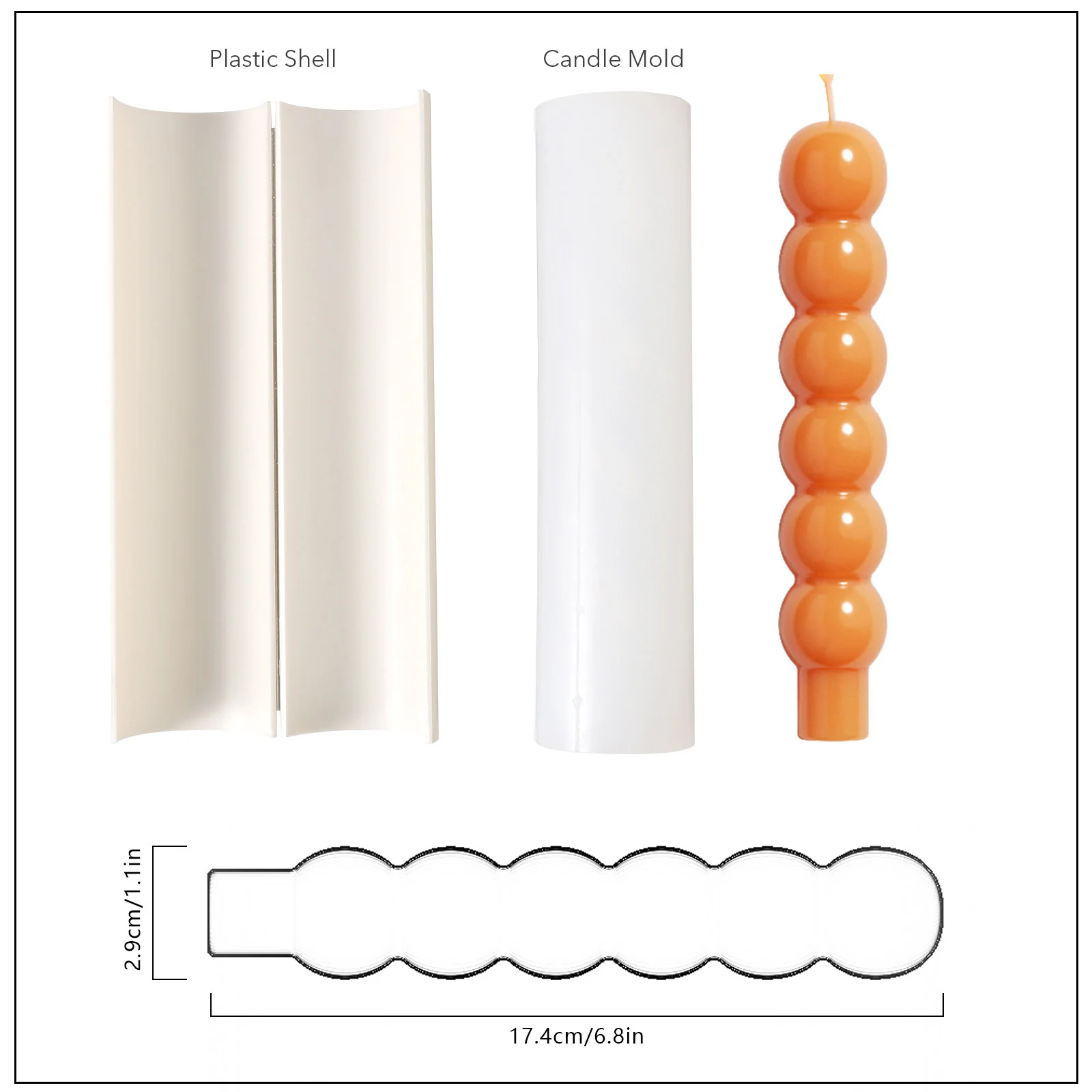 Spiral Taper Candle Silicone Mold Collection - Image 10