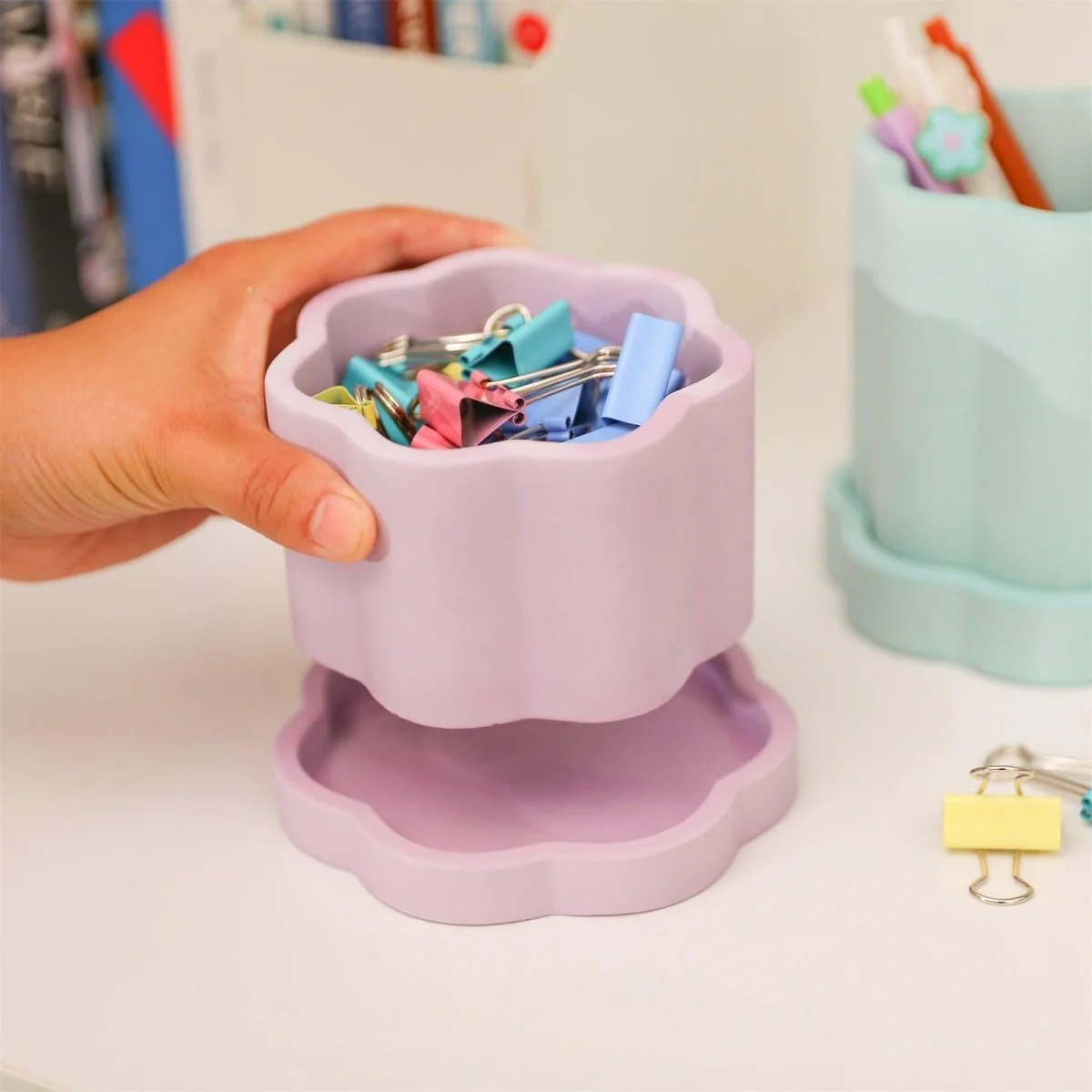 Mini Floral Column Storage Jar Silicone Mold - Image 7