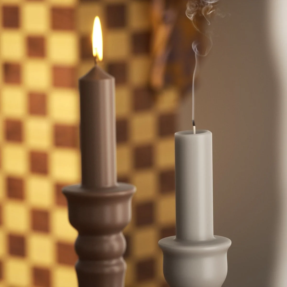 Sculpted Serenity Pillar Candle Silicone Mold - Image 5