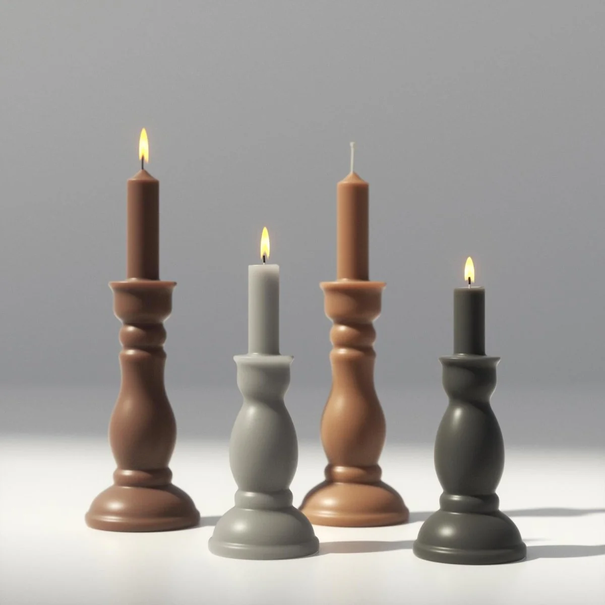 Sculpted Serenity Pillar Candle Silicone Mold - Image 6