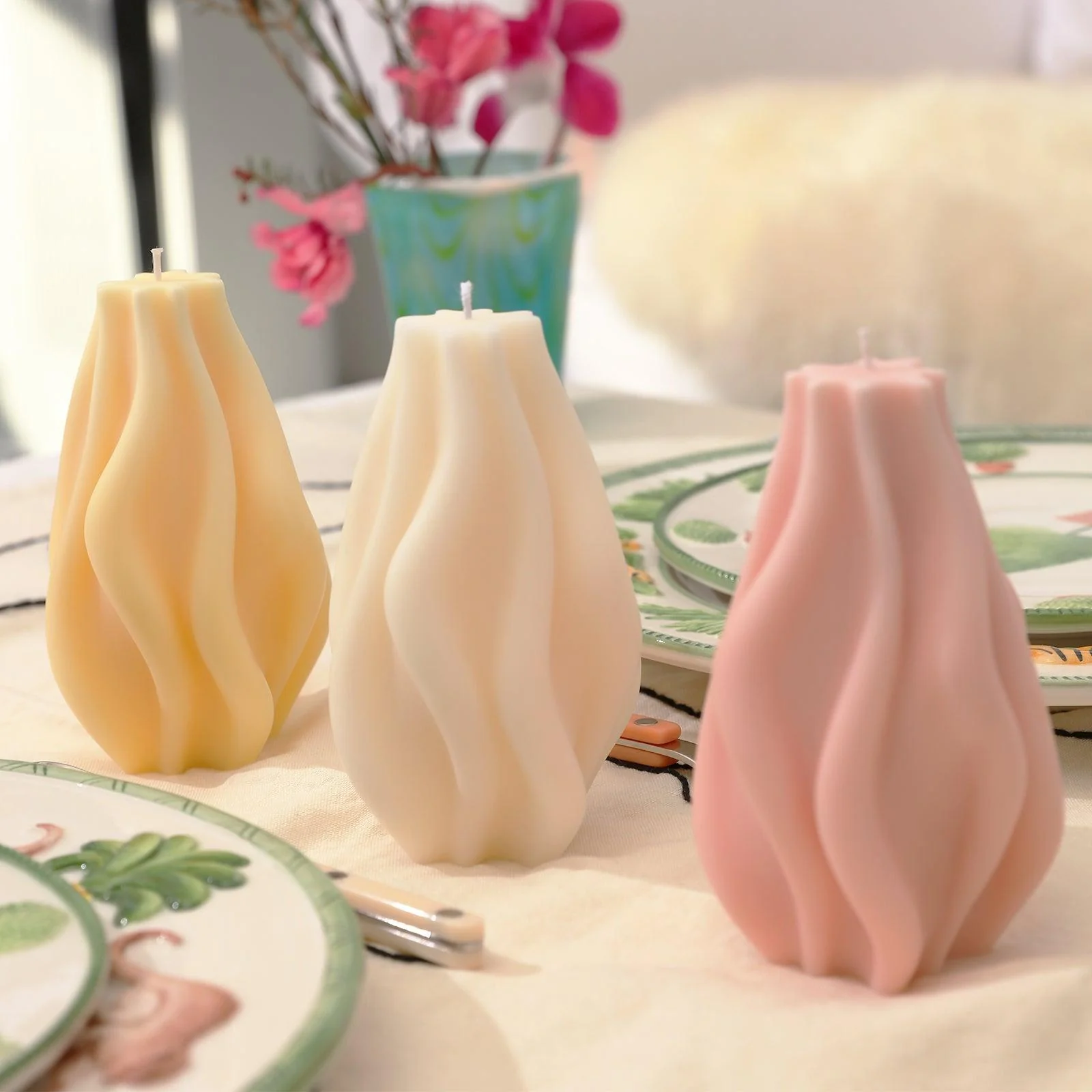 Sleek Wave Candle Silicone Mold - Image 6