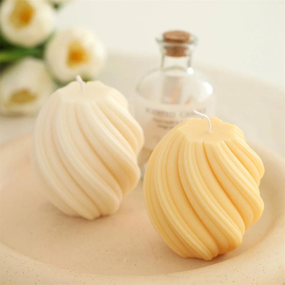 Wave Twirl Candle Silicone Mold - Image 3