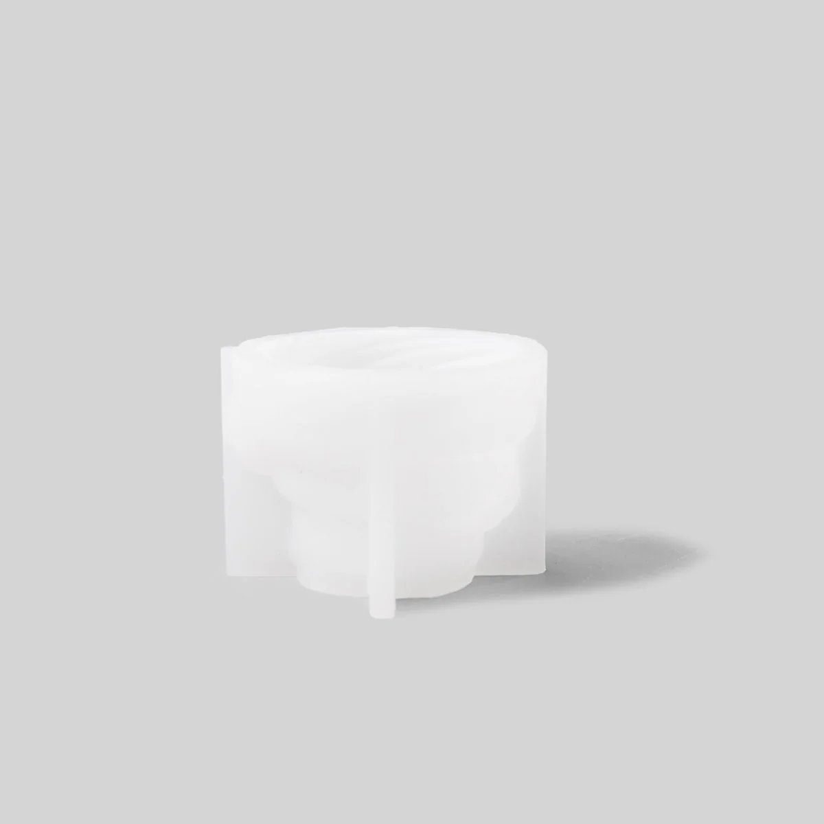 Three-Tier Rose Veil Wedding Cake Candle Silicone Mold - Image 10