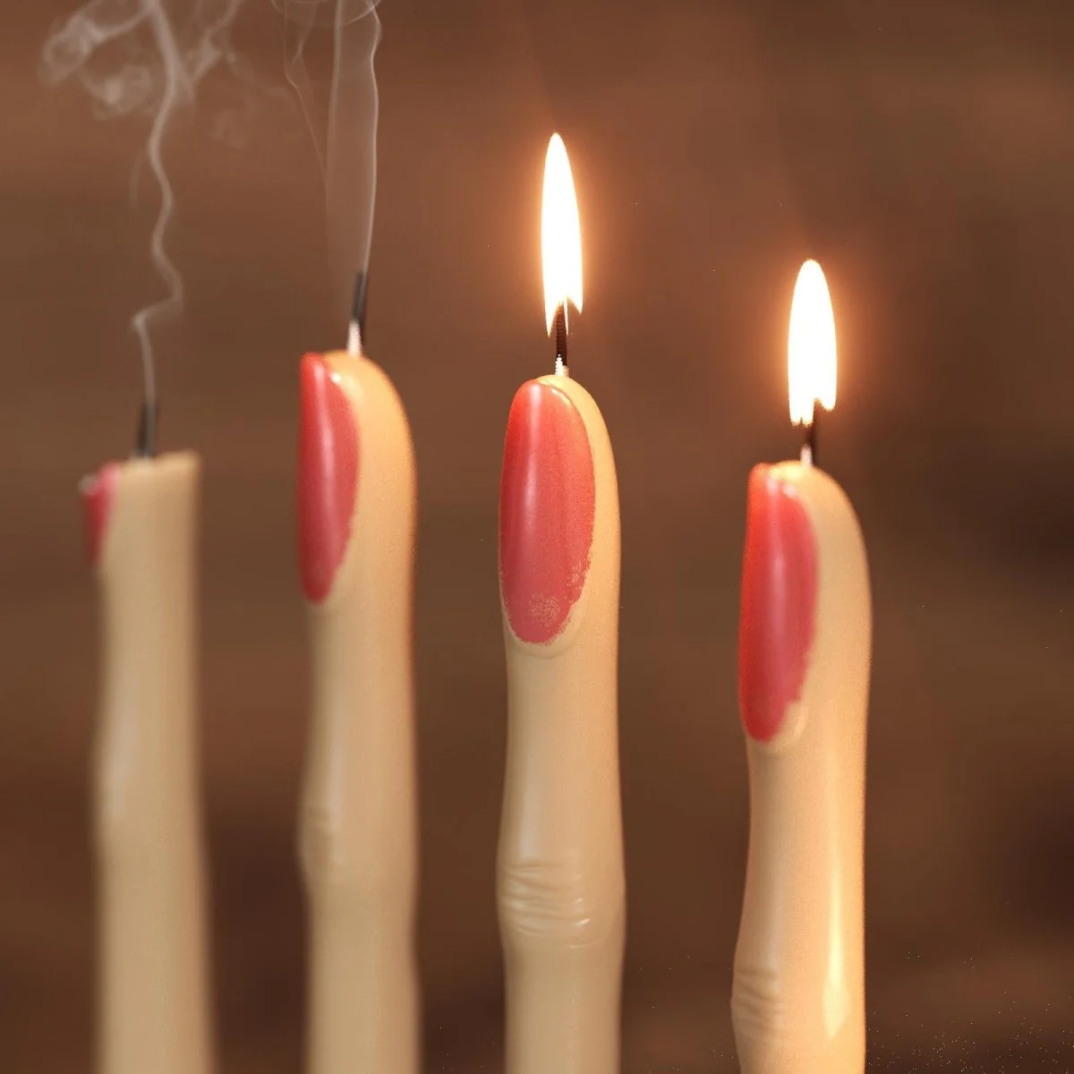 Witchling’s Fingers Taper Candle Silicone Mold - Image 3