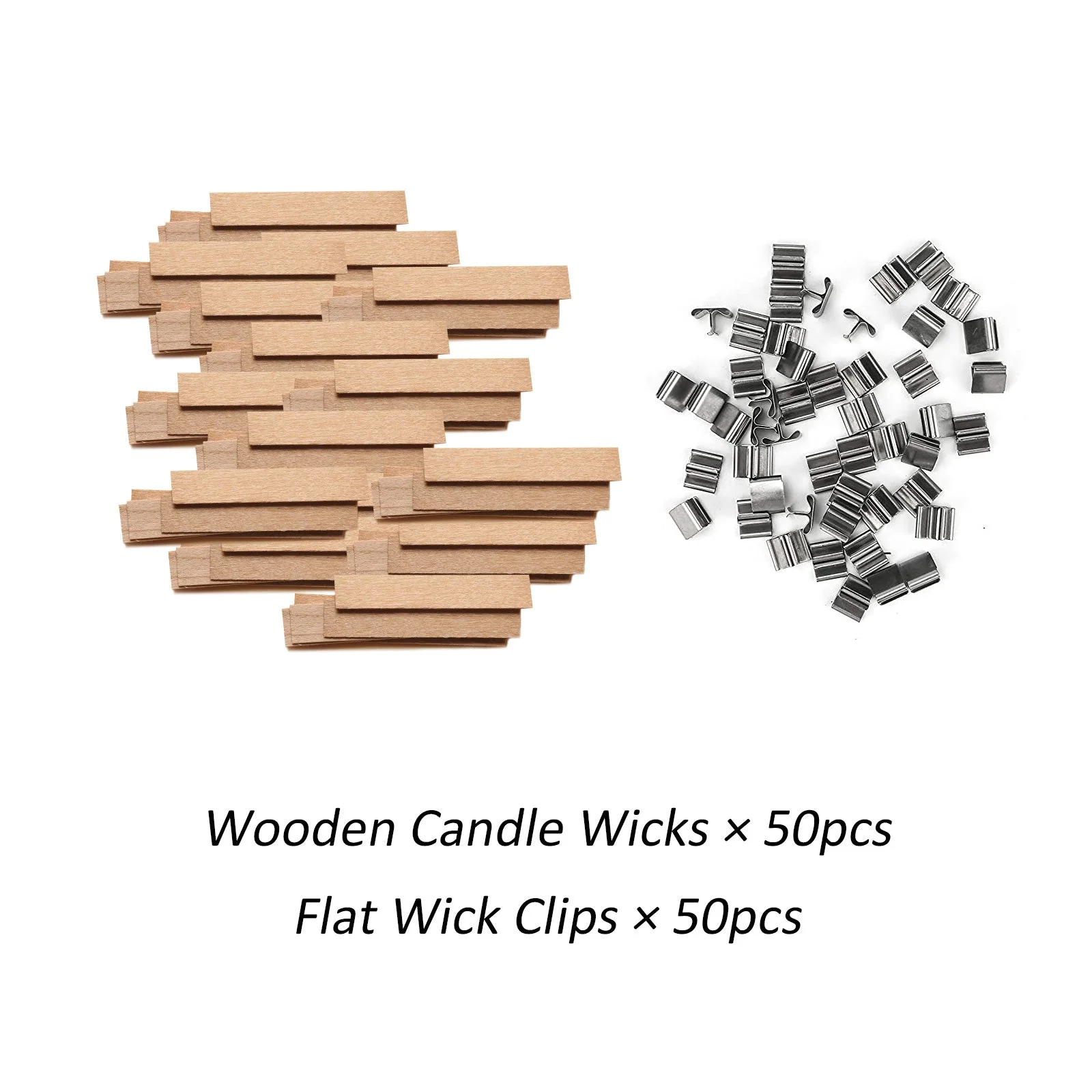 Wooden Candle Wicks & Flat Wick Clips - Image 6