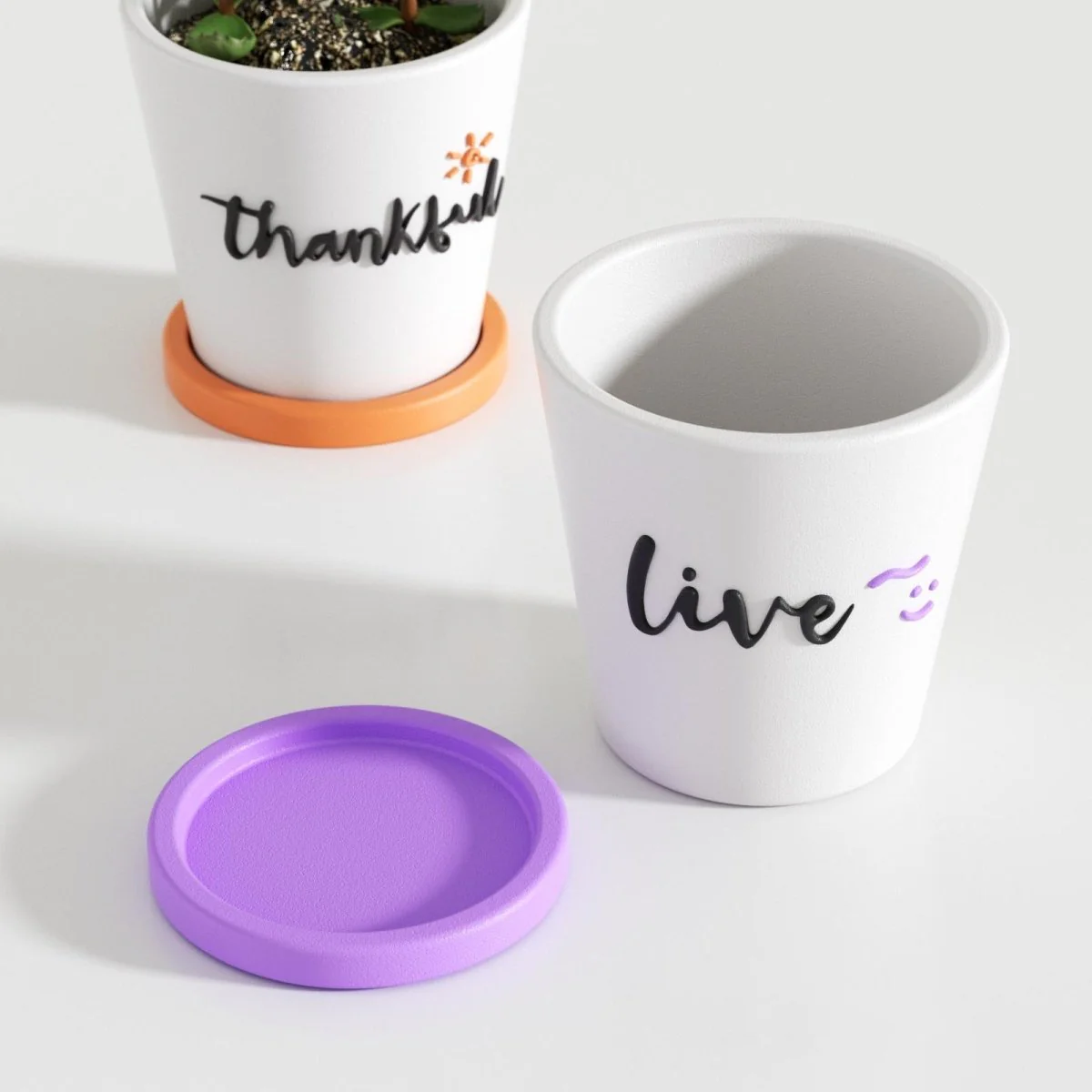 Words of Blessing Plant Pot Silicone Mold Collection - Image 7