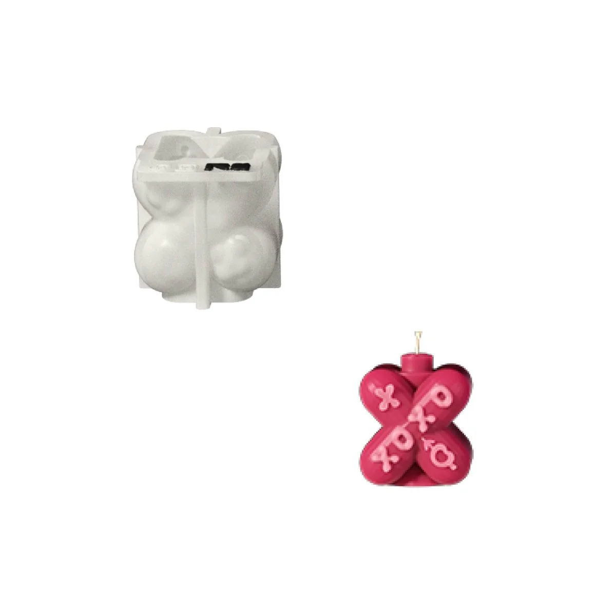 XOXO Boomy Love Candle Silicone Mold Collection - Image 11